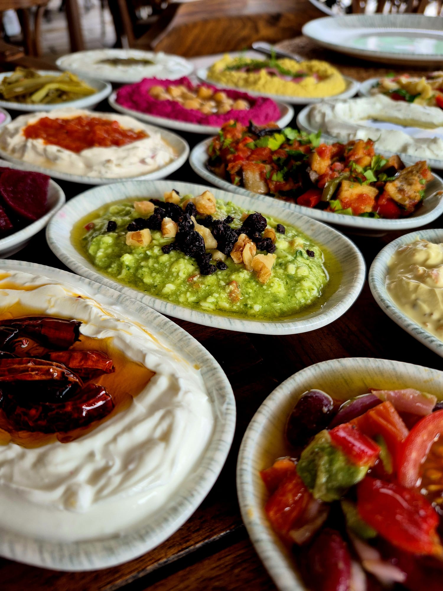 Musto Restaurant meze çeşitleri